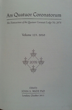 Ars Quatuor Coronatorum. Vol. 123 The…