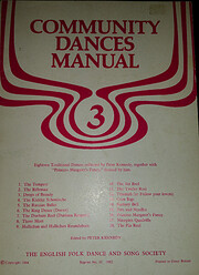 Community Dances Manual: No. 3