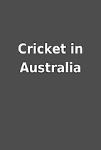 Cricket in Australia