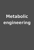 Metabolic engineering