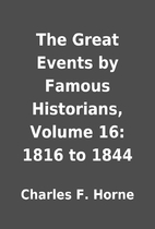 The Great Events by Famous Historians,…