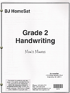 Handwriting 2 Mom's Minutes