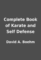Complete Book of Karate and Self Defense by…