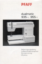 Pfaff Dualmatic 935-1, 955-1…