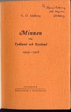 Minnen från Tyskland och Ryssland…