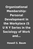 Organizational Membership: Personal…