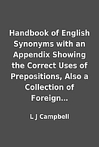 Handbook of English Synonyms with an…
