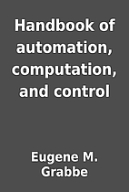 Handbook of automation, computation, and…