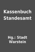 Kassenbuch Standesamt by Hg.: Stadt Warstein