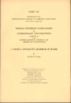 A profile generative grammar of Maori by…