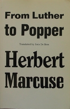 From Luther to Popper by Herbert Marcuse