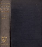 The Oxford Companion to French Literature by…