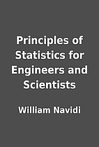 Principles of Statistics for Engineers and…