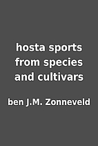hosta sports from species and cultivars by…