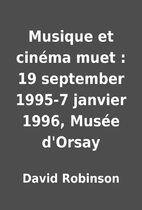 Musique et cinéma muet : 19 september…