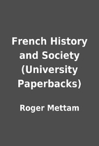 French History and Society (University…