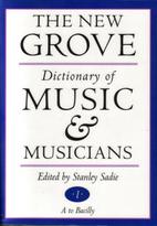 The New Grove Dictionary of Music and…