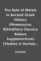 The Role of Metals in Ancient Greek History…