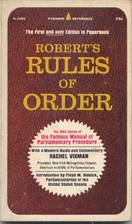 Robert's Rules of Order by Henry M.…