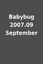 Babybug 2007.09 September