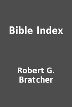 Bible Index by Robert G. Bratcher