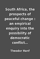South Africa, the prospects of peaceful…