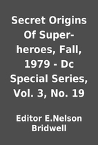 Secret Origins Of Super-heroes, Fall, 1979 -…