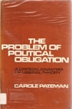 The Problem of Political Obligation: A…