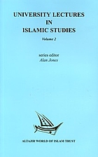 University Lectures in Islamic Studies: v. 2…