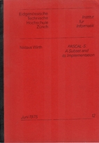 PASCAL-S: A Subset and its Implementation by…