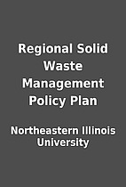 Regional Solid Waste Management Policy Plan…