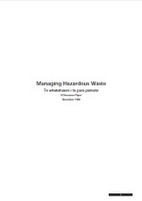 Managing hazardous waste : a discussion…
