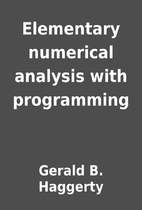 Elementary numerical analysis with…