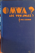 Omwa? Are you awake? by P. H. J. Lerrigo