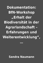 Dokumentation: BfN-Workshop „Erhalt der…