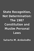 State Recognition, Not Determination: The…