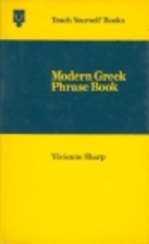 Teach Yourself Modern Greek Phrase Book by…