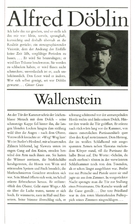 Wallenstein by Alfred Döblin