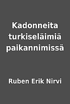 Kadonneita turkiseläimiä paikannimissä by…