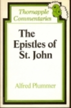 Epistles of st John by Alfred Plummer