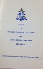 PRECIS OF OFFICIAL CATHOLIC TEACHING ON…