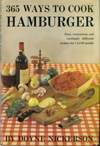 365 Ways to Cook Hamburger by Doyne…