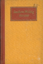 Southern writing, 1585-1920 by Richard Beale…