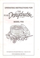 Operating Instructions for the Food…