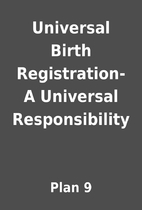 Universal Birth Registration- A Universal…
