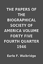 THE PAPERS OF THE BIOGRAPHICAL SOCIETY OF…