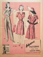 Advance Patterns Fashion News, 1942 June by…