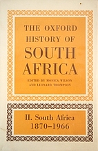 The Oxford History of South Africa, volume…