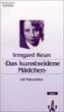 The Artificial Silk Girl by Irmgard Keun