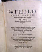 Philostrati Lemnii senioris Historiae de…
